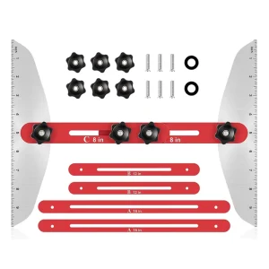 Stair Treads Gauge Template Tool Stair Jig for Measuring Stair Shelf Scribe Tool for Stairs Risers Shelf and Cutting Drywall
