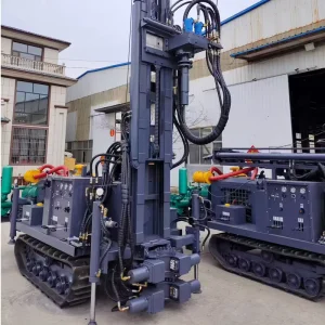 Steel Crawler 300M Depth Underground Diesel Water Well Rock Drill Rig Machine
