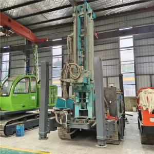 Steel made crawler dual purpose drilling machine for water and gas Farm irrigation well drilling machine