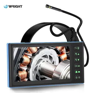 T23 Industrial 360 Full USB Dual-Lens Portable HD Endoscope Camera 7-inch IPS Display 3X Zoom CMOS Sensor Lithium Battery