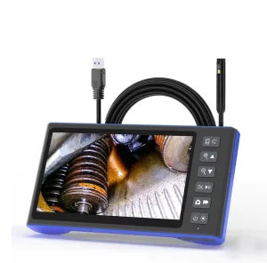 T23 Industrial Endoscope Camera 8mm Dual Lens 7inch Screen Pipe Inspection Camera 1080P Borescope Camera 5m Ip67 Waterproof