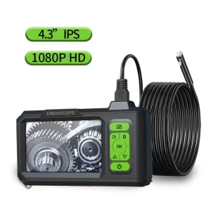 T31 Endoscope Camera 8mm Lens 1080P 4.3 Screen Industrial Borescope 5m Long Cable Pipe Inspection Camera IP67 Snake Camera