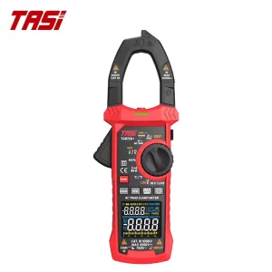 TA813A+ Digital Clamp Meter 6000 Counts Auto Manual Range AC 1000A DC Current Resistance Capacitance Frequency