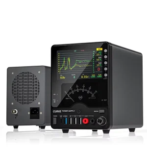 TBK 218 Adjustable 0 30V 10A DC Power Supply Dual Display Oscilloscope Curve Graphic Storage 220V Fast Charge Burn in for Test