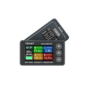 TC147A Universal Battery Tester Voltage Current and Capacity Indicator Mini