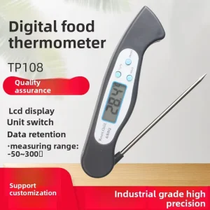 TP108 Food Thermometer Probe Type LCD Digital Display for Kitchen Use in Food and Baking