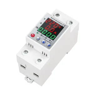 TPSON 6 in 1 Smart Display Electric Energy Meter Measures Voltage Current Power Frequency and Factor Kwh