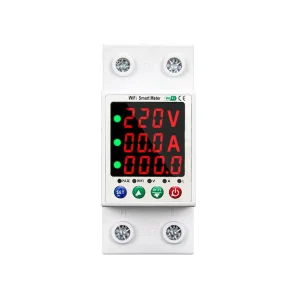TPSON 63A Single Phase Energy Meters Wifi Smart Power Meter Voltage Protector Overload Protection Tuya APP Monitor