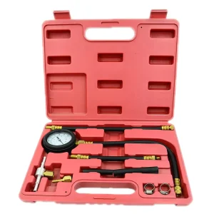 TU 443 Deluxe Manometer Fuel Injection Oil Combustion Pressure Meter Tester Gauge Engine Testing Kit