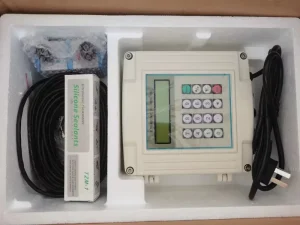 TUF-2000S OEM Wall Mounted Liquid RS485 Ultrasonic Flow Meter with Clamp-on Insertion Sensor Probe Accuracy 1.0%