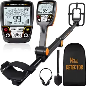 TX 640 Underground Metal Detector Gold Finder Waterproof Foldable Industrial High Sensitivity LCD