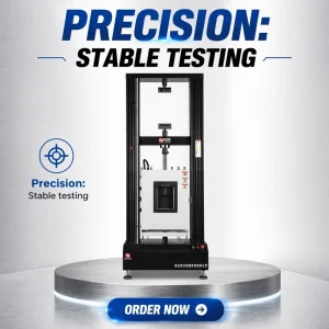 Thick Steel Construction BS/ASTM Class 1 UTM Universal Tensile Strength Testing Machine with Environmental Chamber