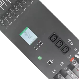 Three Phase Locked 415V C13 C19 Smart Intelligent SNMP 160A Industrial GFCI High Power Meter PDU Power Distribution Unit