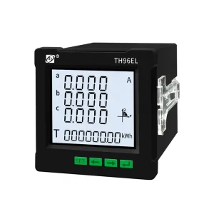 Three Phase Multifunctional Meter with Active Reactive Power Energy Current Voltage Display and RS485 Connection
