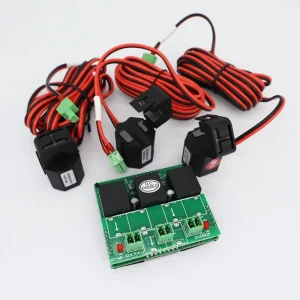 Three Phase Power Metering Module 63A Open CTs RS485 TTL Bidirectional Measurement Voltage Current Power for Energy Metering