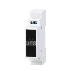 Three Phase Red Green Digital Voltage Meter with AC 80V-500V Display Class2.0 Accuracy