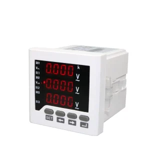 Three Phase Voltage Meter 500Vac High Voltage LED Digital Voltmeter CE Certified 0.5 Accuracy 3 Year Warranty RS485