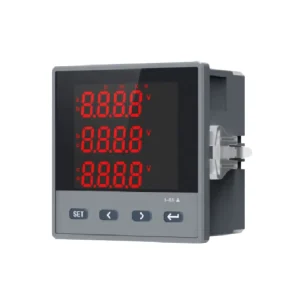 Three Phase Voltage Meter with LED LCD Display AC 220 Panel Meters Electrical Meters for Measuring Voltage