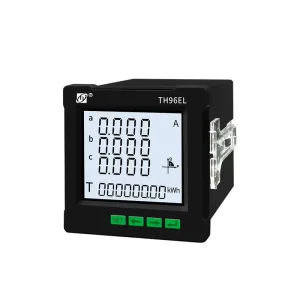 Three-phase Digital Multifunctional Power Meter with RS485 Communication Modbus-RTU LCD Display for Industrial Power Monitoring