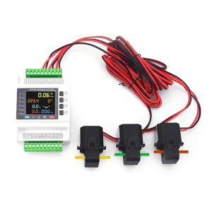 Three phase Four wire Secondary Meter WiFi Tuya Mutual Inductive Meter Overcurrent Overload Over voltage Protection