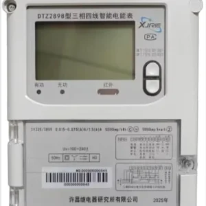 Three phase Smart Energy Meter DTZ DSZ2898 3*57.7 100V 3*220 380V 0.075(6)A Active Class C Reactive Class 2 Infrared RS485