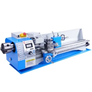 Tongchen TC210 CNC Lathe Woodworking Machine Tool Extended Double Chuck Horizontal Milling Cutter MT5 Spindle 220V Small Lathe