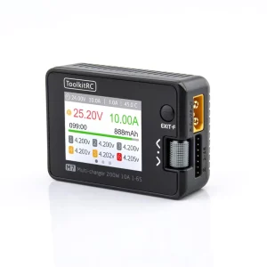 ToolkitRC M7 200W 10A DC Balance Smart Charger for 6S Lipo Battery Voltage Servo Checker Tester PWM Output Drone Battery Charger