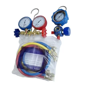 Top Sale R134a Manifold Gauge Set Guaranteed Quality HVAC Systems Parts 1 Set Ac Manifold Gauge