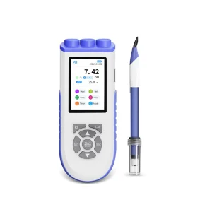 Toption PH10 2.00 20.00 Multifunction Digital PH Meter Online Water Soil Tester EC TDS Meter LCD Display