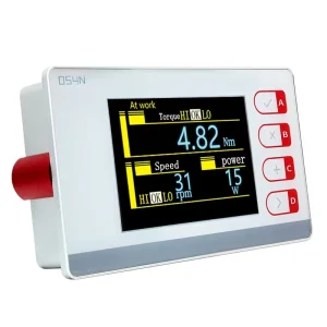 Torque Force Gauge Digital instrument Display Control Power indicator Rotary Speed Measuring Dynamometer RS485 English Version