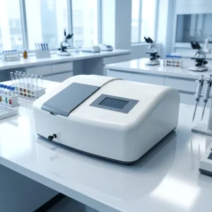Touch Screen BRT 5200UV UV Vis Spectrophotometer Dual Light Source Deuterium & Tungsten Lamp Laboratory Spectral Detector