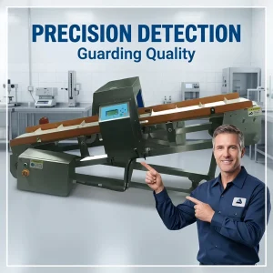 Touch Screen Conveyor Metal Detector for Food Production Lines