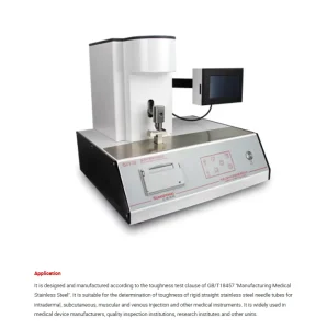 Touch Screen Medical Needle Stiffness Testing Equipment From Manufacturer
