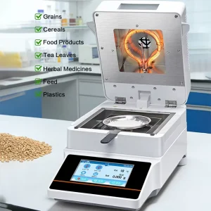 Touchscreen High Precision Automatic Calibration Moisture Meter & Lab Balance with Moisture Measurement