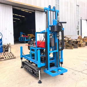 Track Mounted Hydraulic Water Borehole Rig 200m Drilling Options Heavy Duty Hydraulic Drilling Machinery