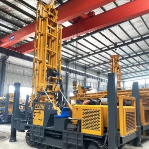 Tractor Mounted Pneumatic Drilling Rig 200m Depth Water Well Borehole Machine