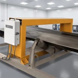 Tramp Metal Detector Belt Conveyor Type for Nickel Ore Processing Dual Detection Ferrous Manganese Steel IP54 GB TD75