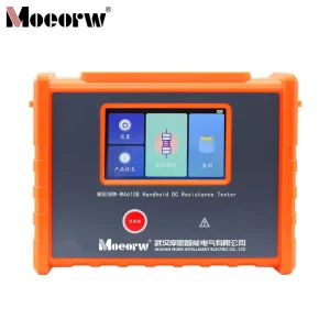 Transformer DC Resistance Tester with Rechargeable Lithium Battery, 500-Group Data Storage, and Auto Discharge