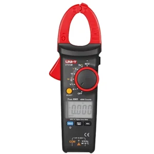 True RMS Clamp Meter with Flashlight and Resistance Measurement CAT III 600V Safety