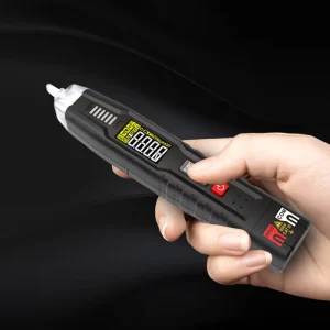 True RMS Handheld Digital Multimeter Backlit LCR AC DC Flashlight Auto Range Waterproof