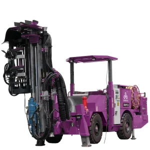 Tunnel Jumbo Drilling Rig with Multiple Robotic Booms and High-Torque Drilling Systems
