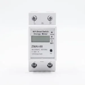 Tuya Smart DIN Rail WiFi Energy Meter Switch Smart Life APP Voice Control for Home Appliance Power Monitoring PST ZMAi 90