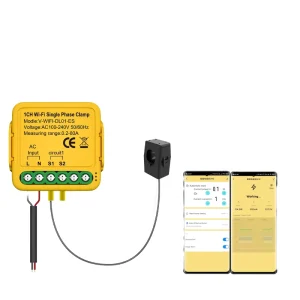 Tuya Smart Wi Fi Power Clamp Meter Multi Circuit Smart Energy Instrument for Power Measurements