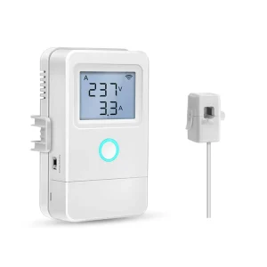 Tuya WiFi LCD Screen Smart Power Meter WiFi Energy Monitor with 1/2/3 Current Transformer Clamp