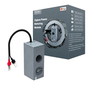 Tuya Zigbee 1 Phase Smart Power Metering Module Electricity Consumption Monitor 63A Built in Current Transformer