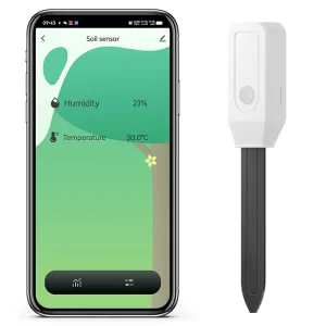 Tuya Zigbee Soil Sensor Humidity Temperature Moisture Detector Smart Life Home Assistant Real Time Monitor for Plant Garden