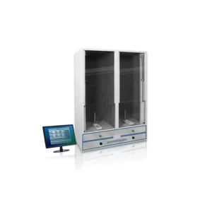 Two-Workstation Condom Burst Volume and Pressure Testing Machine with Two Heads