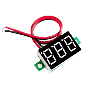 Two-cable Voltmeter 0.36 Inch DC4.5V30V DC Voltage Meter Motorcycle Voltmeter