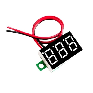 Two cable voltmeter 0.36 inch DC4.5V 30V voltage meter Motorcycle voltmeter