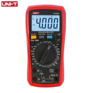 UNI T Digital Automotive Multimeter Car UT105+ UT107+AC DC Current Tester Voltmeter Capacimeter Frequency Meter Temperature A607